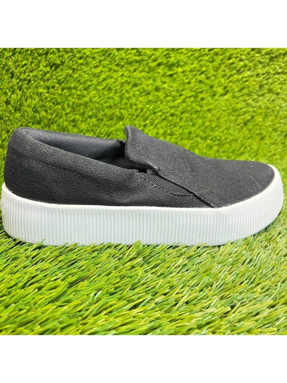 Allbirds Lounger Lift Womens Size 5.5 Black White Casual Slip On Shoes Sneakers